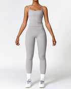 SS Yoga Suit Light Gray