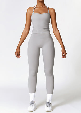 SS Yoga Suit Light Gray