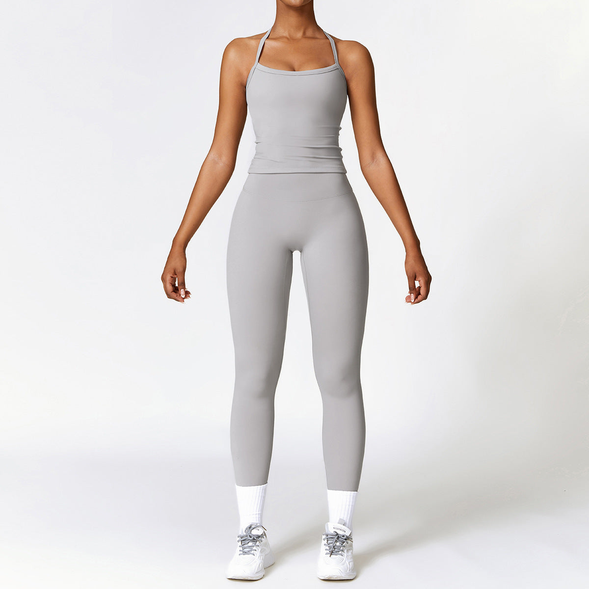 SS Yoga Suit Light Gray