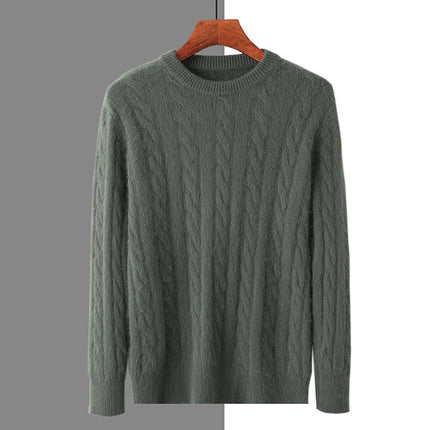 Men's Mink Sweater Army green