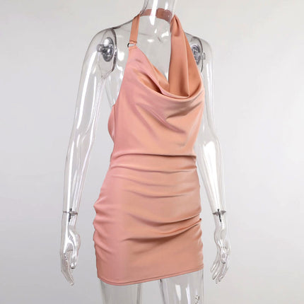 Satin Party Mini Dress