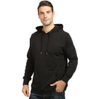 Men's Padded Terry Hoodie Black