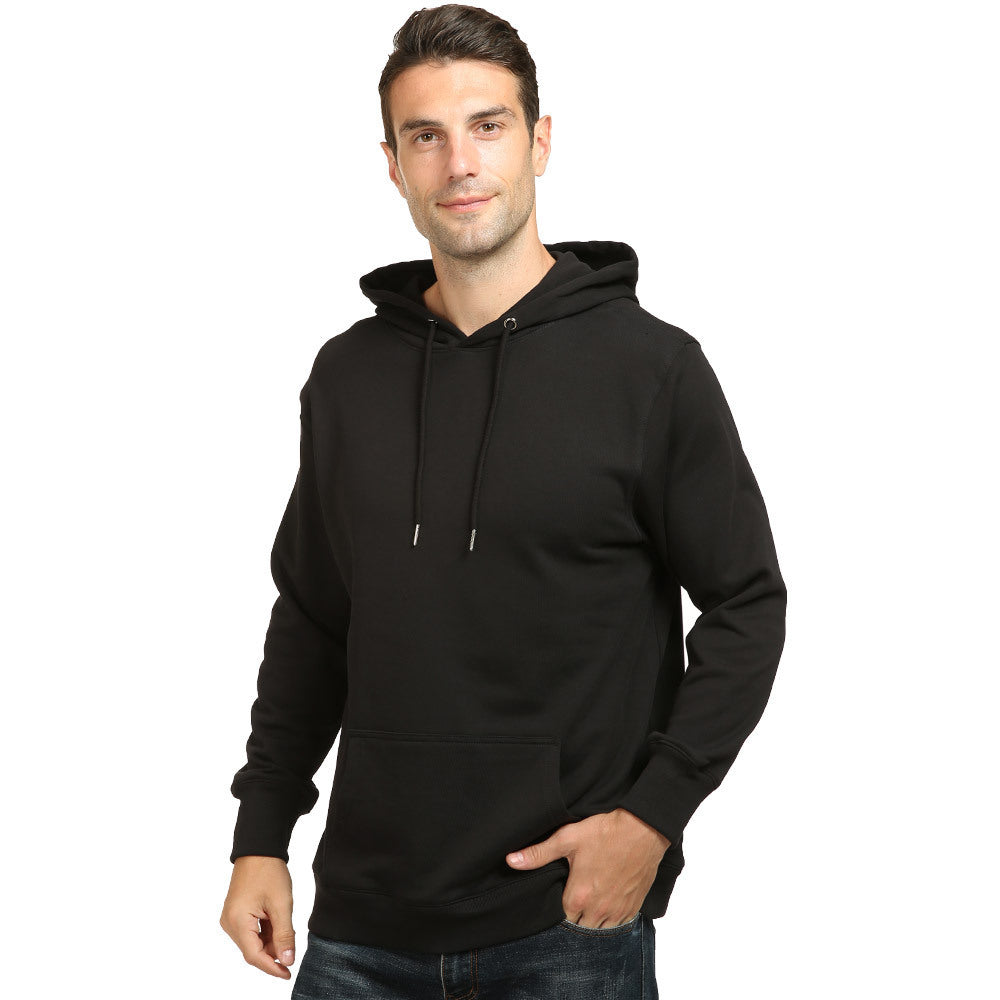 Men's Padded Terry Hoodie Black