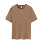 Waffle Heavy T-shirt For Men Coffee