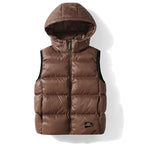 Padded Down Jacket Hooded Vest