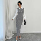 Fashion Two Pieces Women's Dress Gray