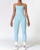 SS Yoga Suit lake blue