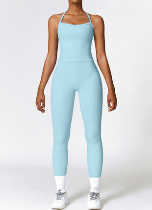 SS Yoga Suit lake blue