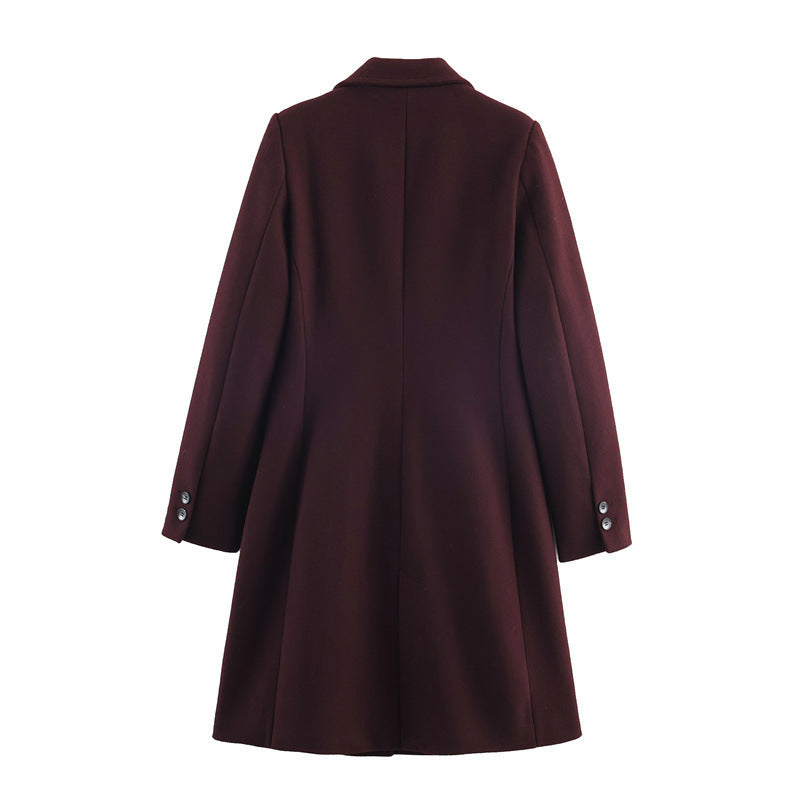 SS Fall Soft Padded Shoulder Overcoat