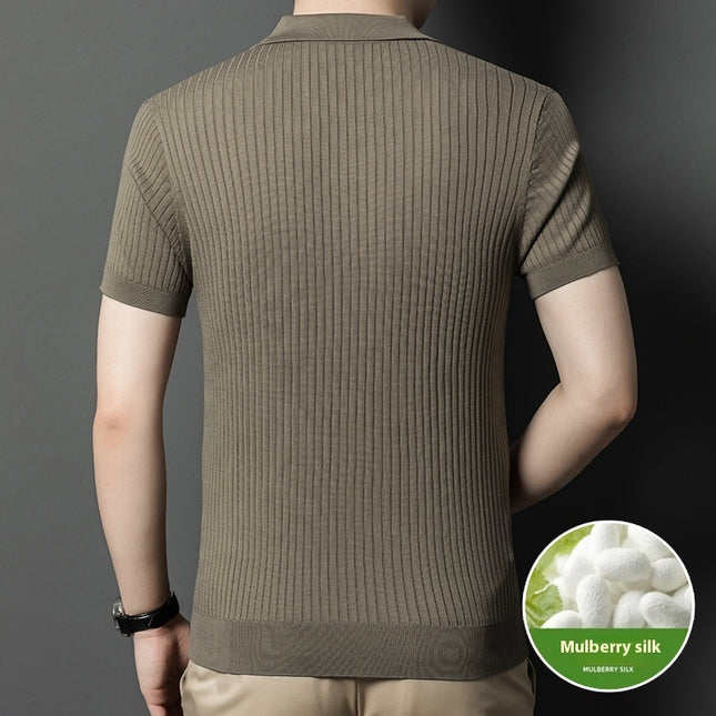 Men's Lapel Casual Top