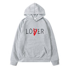 Unisex hoodie lovers Light Gray
