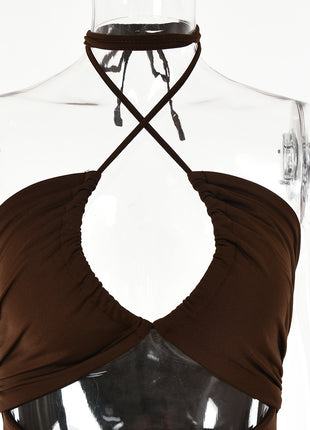 SS Chest Hollow Out Dress