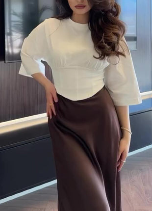 SS Cropped Top White