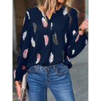 SS Blouse dark blue