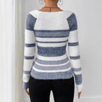 Striped Sweater For Women