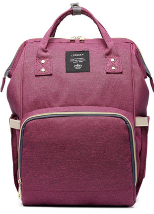 SS Maternity Nappy Bag Dark Purple