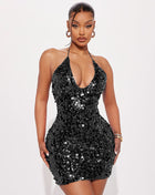 SS Elegant Strap Dress Black