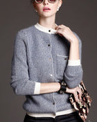 SS Striped Sweater Blue