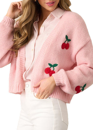 SS Cherry Cardigan