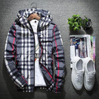 Camouflage Jackets Casual Mens Hooded Luminous Zipper Jacket Grey A