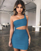 SS Short Dress lake blue