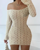 SS Slim Backless Dress Khaki H