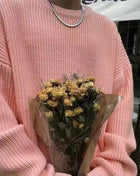 SS Loose Sweater Pink