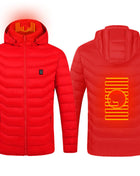SS Thermal Men's Winter Jacket Red Zone2