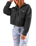 SS Cropped Jacket Black