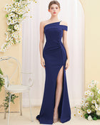 SS Fish Tail Dress Navy Blue