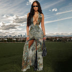 SS Abstract Printing Dress