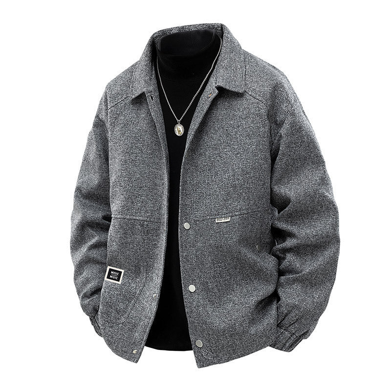Men's Korean Style Jacket Gray