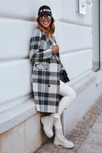 Women’s Plaid Woolen Coat