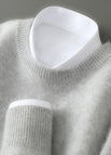 Light gray Round Neck / M
