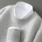 Light gray Round Neck / S