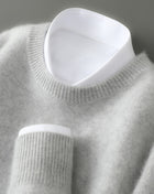 SS Men's Sweater Light gray Round Neck