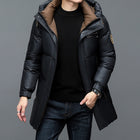 New Winter Men's Duck Down Warm Jacket Black