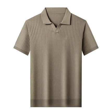 Men's Lapel Casual Top