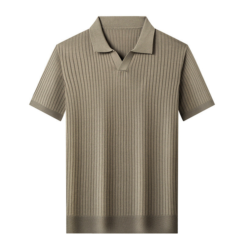 Men's Lapel Casual Top
