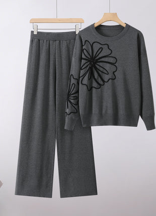 SS Two-piece Suit Gray Free size