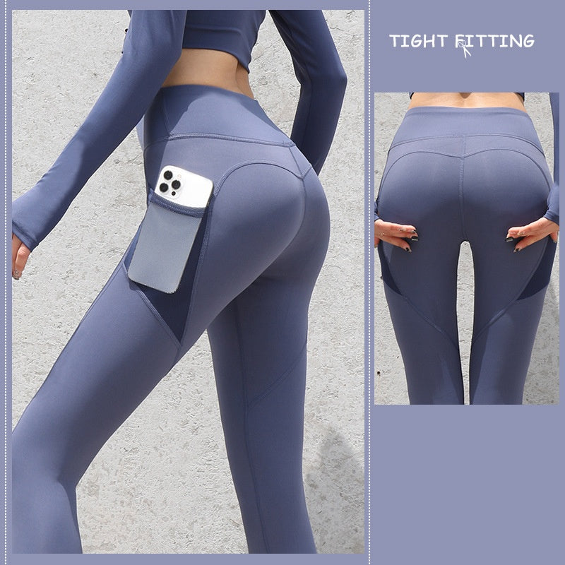 SS Gym Leggings Whale Blue