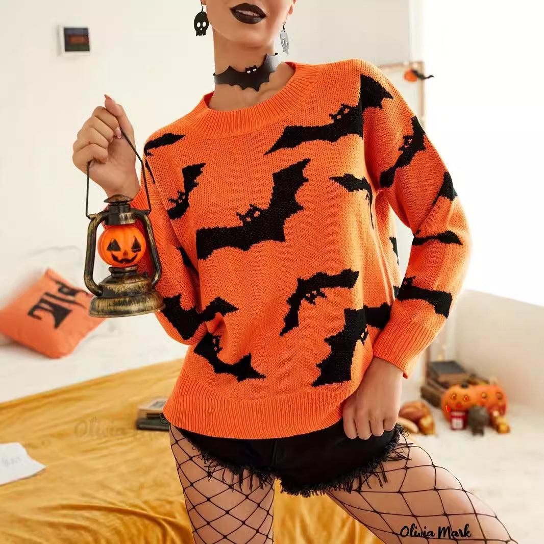 Halloween Brocade Sweater