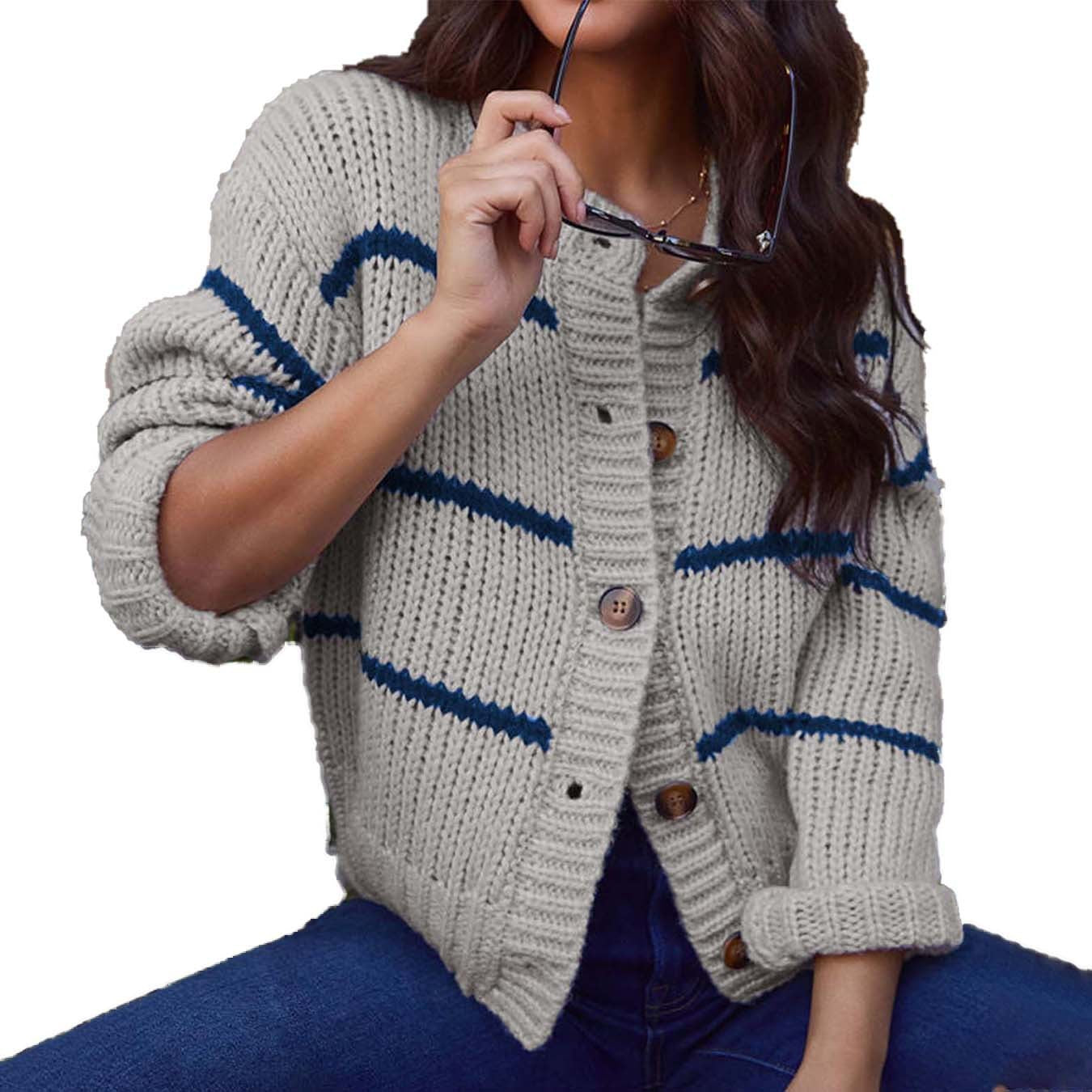 Fashion Stripes Cardigan