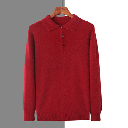Mink Velvet Sweater Red