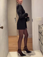SS Black Mini Dress
