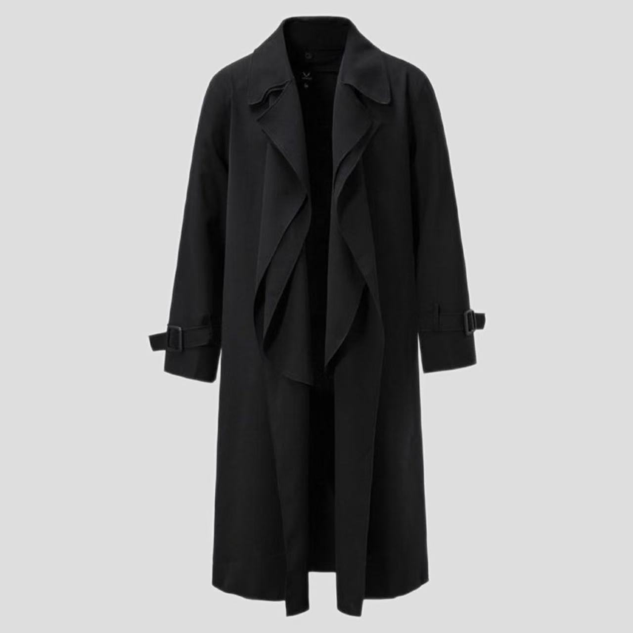 Men's Loose Cloak Mid-length Trench Coat