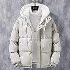 Men's Winter Windproof Thickened Jacket Khaki H