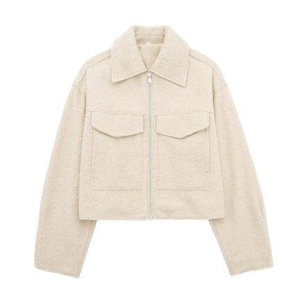 SS Short Jacket Beige