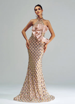 SS Mermaid Evening Dress