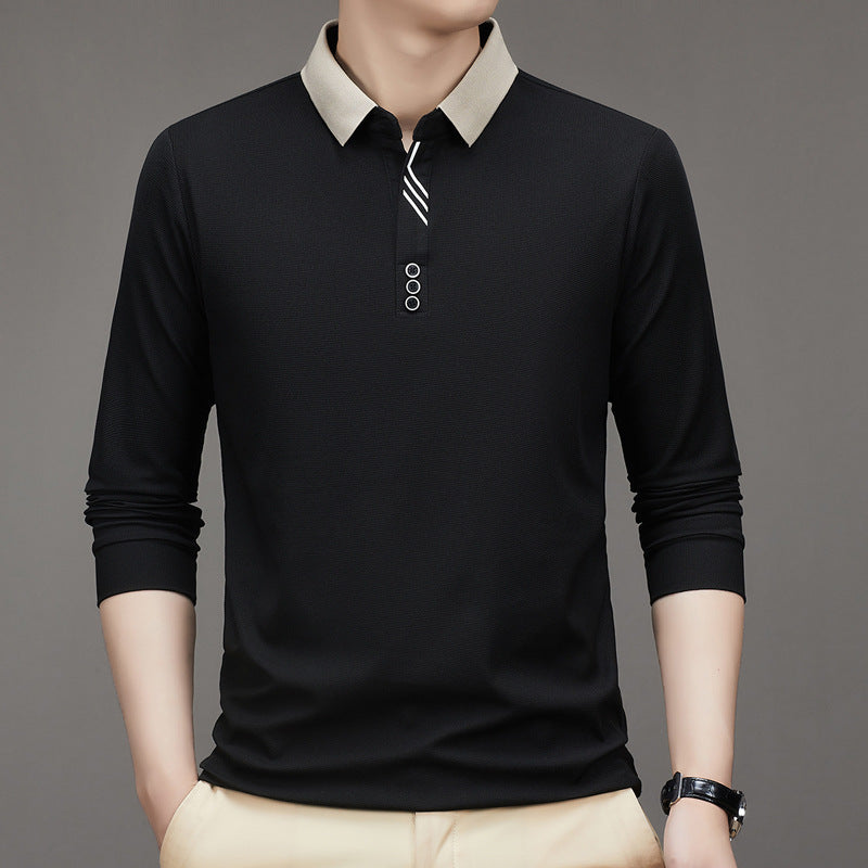 New Men's Autumn Shirt Black